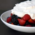 HOW TO MAKE FRESH WHIPPED CREAM WITH BERRIES