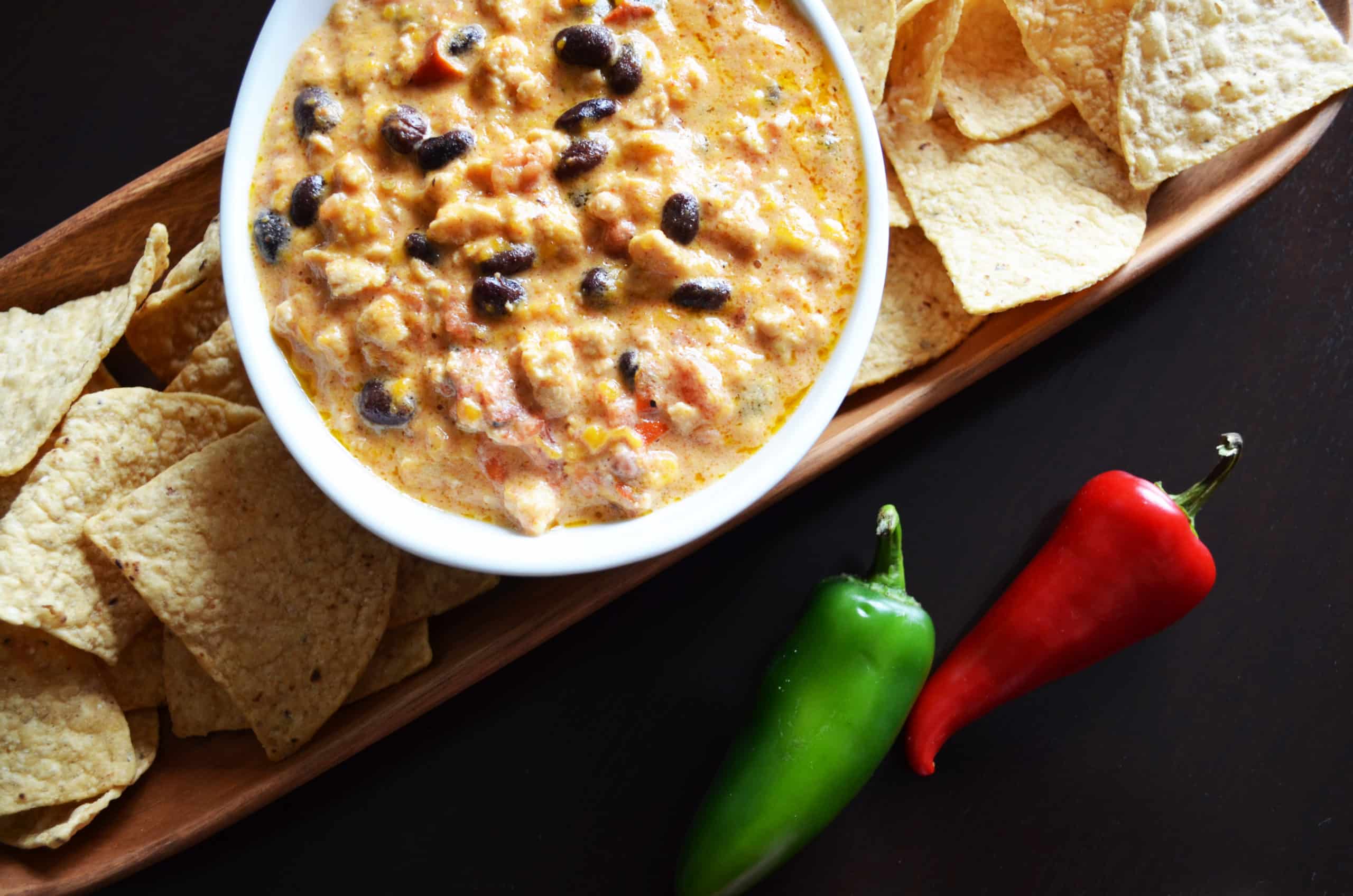 Easy Crockpot Taco Dip (perfect for parties)
