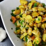 Roasted Potatoes with Garlic and Fresh Parmesan