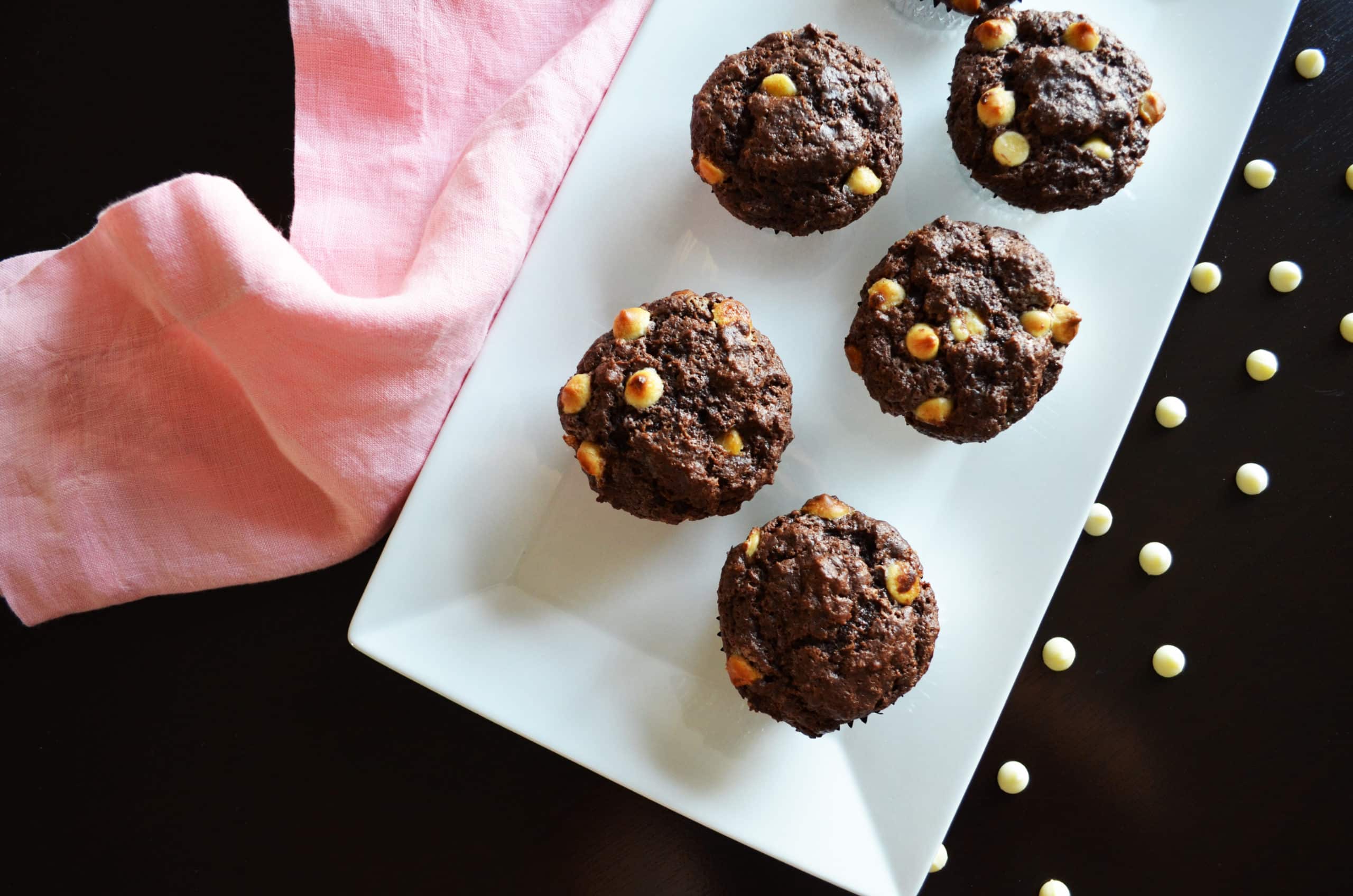 Perfected Double Chocolate Muffins