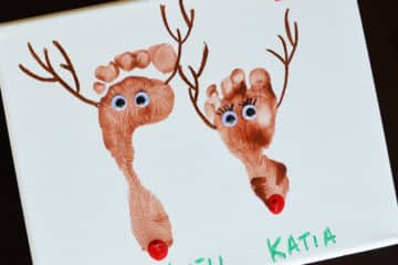 Reindeer Christmas Canvas